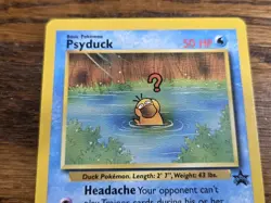 Pokemon Wotc Black Star Promo # 20 Psyduck,,not played - Image 2