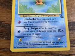 Pokemon Wotc Black Star Promo # 20 Psyduck,,not played - Image 3