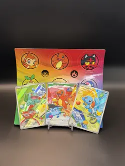 Pokemon 2026 First Partner Illustration Collection Series 1 Promo Kanto Starters - Image 1