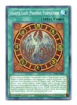 Harpie Lady Phoenix Formation - LDS2-EN084 1st Edition - YuGiOh-LP - Image 1
