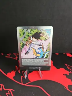Energy Marker E-80 Silver Goku Manga Booster 02 Dragon Ball Card English - Image 1