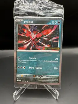 Yveltal 88/132 - Pokemon Mega Evolution - STAMPED PROMO CARD - SEALED - EN / NM - Image 1