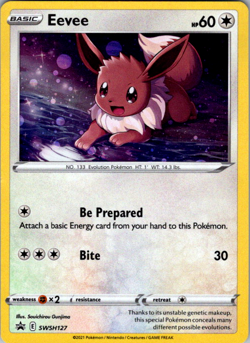 Eevee Promo SWSH: Sword & Shield Promo Cards SWSH127 NM - Image 1