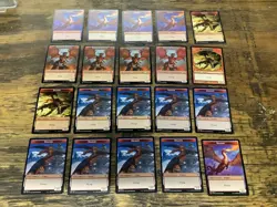 MTG Magic The Gathering Dragon Token Lot 20 Cards Wizard Of The Cost Authentic - Image 1