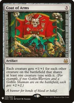 1x NM Coat of Arms, The List MTG *NM Commander Single* - Image 1