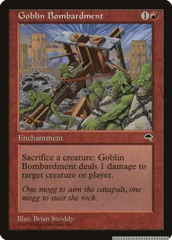 Goblin Bombardment [TMP - 179] - DM [Normal] TCG MTG - Image 1