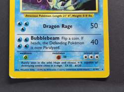 Base Set Pokemon TCG Gyarados 6/102 Rare Holo HP/DMG - Image 5