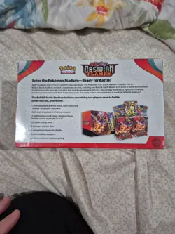 Nintendo Pokemon Scarlet and Violet Obsidian Flames Build and Battle Stadium TCG - Image 2