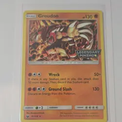 Pokemon TCG Groudon 081/168 Miscellaneous Cosmos Holo Promo 130HP - Image 1