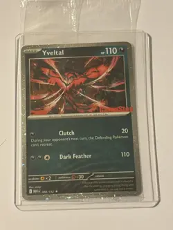 Pokemon TCG Yveltal 88/132 Mega Evolutions Cosmos Holo GAMESTOP Promo SEALED - Image 1