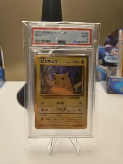 Pikachu 008/032 Pokemon TCG Classic: Charizard Holo (Japanese) PSA9 - Image 1