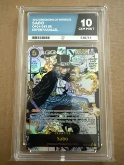 Sabo OP04-083 Alt Art Manga One Piece TCG English OP04 Version ACE 10 - Image 1