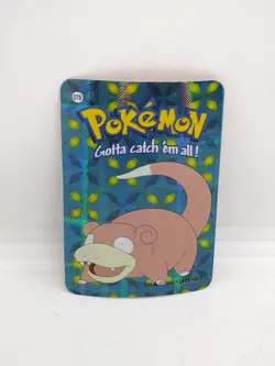 Slowpoke #079 2000 Pokemon Vending Prism Holo Sticker Card - Image 1