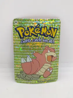 Slowbro #080 2000 Pokemon Vending Prism Holo Sticker Card - Image 1