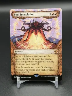 MTG Lorwyn Eclipsed ~ Soul Immolation (Showcase) Mythic Regular #321 - Image 1