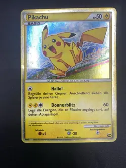 Pikachu PW Holo Pokemon 2010 World Collection - German (US back) - Image 1