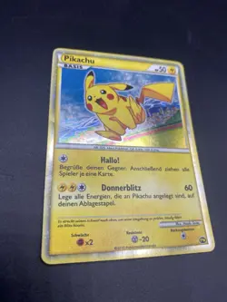 Pikachu PW Holo Pokemon 2010 World Collection - German (US back) - Image 2