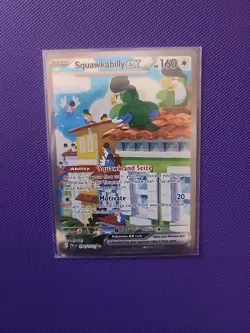 Pokemon Squawkabilly ex Illustration Rare Full Art Paldea Evolved 264/193 160 H… - Image 1