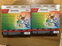 Pokemon TCG First Partner Illustration Collection Box Series 1 (LOT OF 2 SEALED) - Image 2