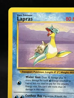Pokemon TCG Fossil Lapras Non Holo Rare 25/62 Vintage WOTC NM - Image 2