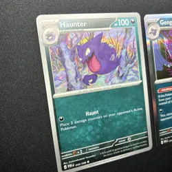 Pokemon TCG Gengar 050, Haunter 049, Gastly 048 Evolution Set Perfect Order NM - Image 2