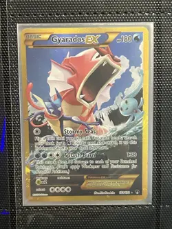 Gyarados EX Pokemon SECRET RARE • 2016 Full Art Holo • MP • xy9-123 Breakpoint - Image 1