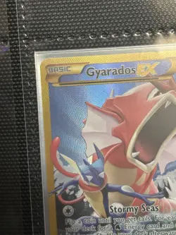Gyarados EX Pokemon SECRET RARE • 2016 Full Art Holo • MP • xy9-123 Breakpoint - Image 2