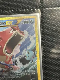 Gyarados EX Pokemon SECRET RARE • 2016 Full Art Holo • MP • xy9-123 Breakpoint - Image 3