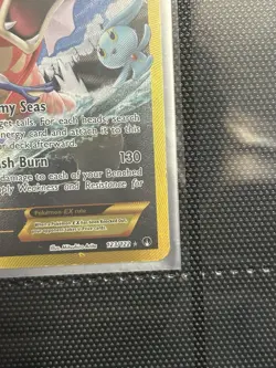 Gyarados EX Pokemon SECRET RARE • 2016 Full Art Holo • MP • xy9-123 Breakpoint - Image 5