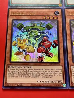 3x Gadget Trio + 3x Future Silence | Ultra Rares | 1st Edition | NM | YuGiOh! - Image 3