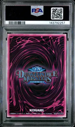 2001 YU-GI-OH! JPN PROMO DARK MAGICIAN GIRL PSA 9 - Image 2
