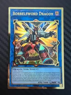 Yugioh Borrelsword Dragon MAGO-EN039 Gold Rare Alt Art 1st Ed NM - Image 1