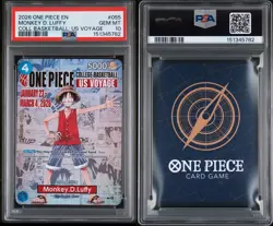 2026 ONE PIECE PROMOS COLLEGE BASKETBALL : US VOYAGE MONKEY D. LUFFY PSA 10 - Image 3