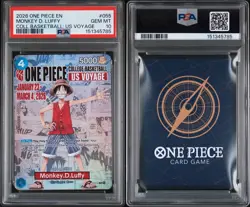 2026 ONE PIECE PROMOS COLLEGE BASKETBALL : US VOYAGE MONKEY D. LUFFY PSA 10 - Image 3