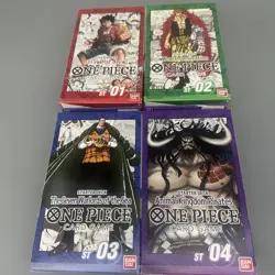 ONE PIECE TCG: STARTER DECK 1-4 (ST-01, 02, 03, 04) NEW FACTORY SEALED ENGLISH - Image 1