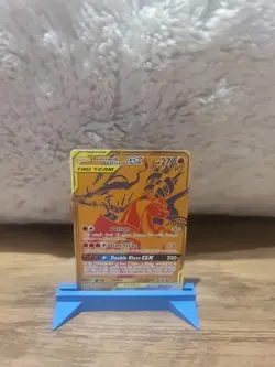 Pokemon Reshiram Charizard GX SM247 Gold Promo SM Black Star Card Mint Condition - Image 1