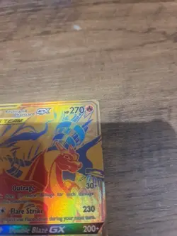 Pokemon Reshiram Charizard GX SM247 Gold Promo SM Black Star Card Mint Condition - Image 5
