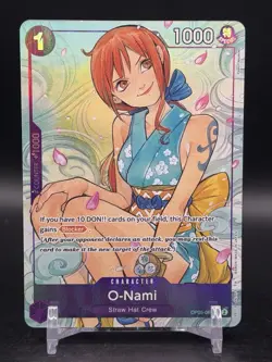 O-Nami (Illustration Box Vol.1) OP05-062 One Piece Promotion Cards Foil NM - Image 1