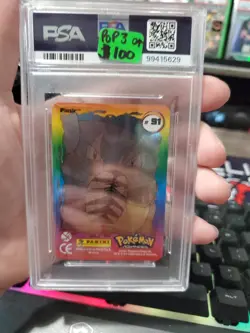 ( POP 3 NONE HIGHER ) Pinsir PSA 9 Advanced Action Card 2004 Panini #91 VINTAGE - Image 4