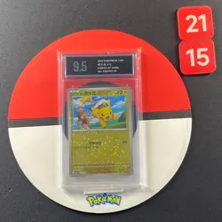 Pokemon TCG S-Chinese Card Sword & Shield CBB1C-07 03/09 Captain PikachuGrade9.5 - Image 1