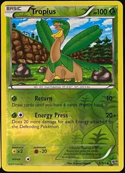 Tropius 5/101 Plasma Blast | Reverse Holo | NM/M | Pokemon Trading Card TCG - Image 1