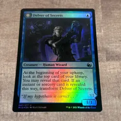 Delver of Secrets // Insectile Aberration Foil Innistrad: Midnight Hunt MTG NM - Image 1