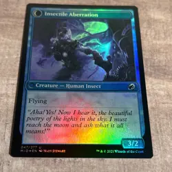 Delver of Secrets // Insectile Aberration Foil Innistrad: Midnight Hunt MTG NM - Image 2