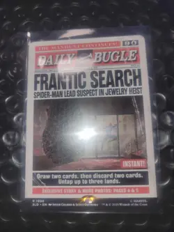 Spider-Man Secret Lair MTG Daily Bugle Frantic Search - Image 1