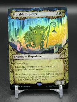 MTG Lorwyn Eclipsed ~ Mutable Explorer (Showcase) Rare Foil #327 - Image 1