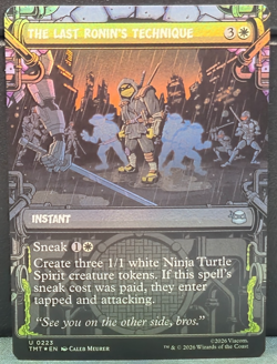The Last Ronin's Technique 223 SHOWCASE FOIL TMNT Teenage Mutant Ninja Turtles - Image 1