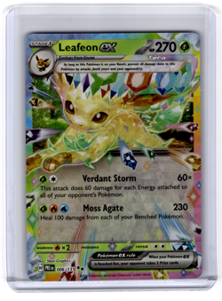 Pokemon TCG : Leafeon ex 006/131 Sv: Prismatic Evolutions Holo NM - Image 1