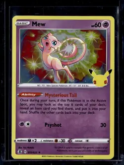 Mew - 011/025 / Celebrations Holo 2021 (NM) / Pokemon TCG - Image 1