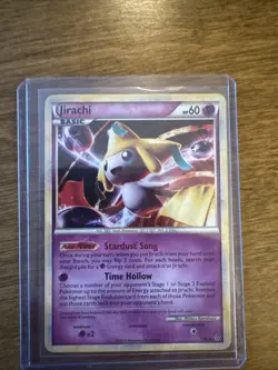 Jirachi Holo Rare 1/95 LP HGSS Unleashed Pokemon - Image 1