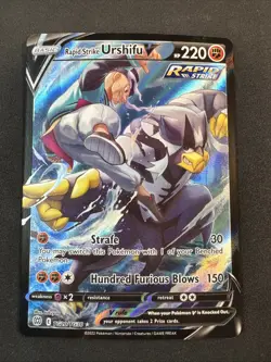 Rapid Strike Urshifu V TG20/TG30 Brilliant Stars Trainer Gallery Holo Pokemon - Image 1